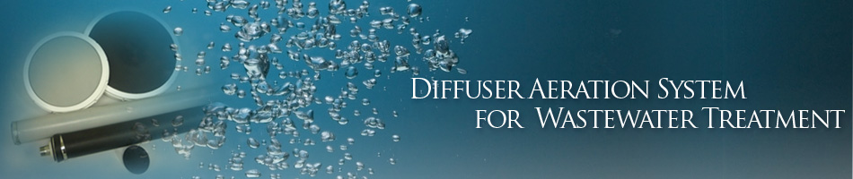 diffuser aeration system for waste water treatment